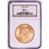 1904 $20 Liberty Head Double Eagle Gold Coin NGC MS61
