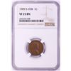 1909-S VDB Lincoln Wheat Cent Coin NGC VF25BN