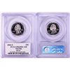 Image 2 : Lot of (2) 2004-S Proof Silver State Quarter Coins PCGS PR69DCAM