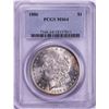 Image 1 : 1886 $1 Morgan Silver Dollar Coin PCGS MS64