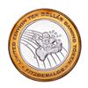 Image 1 : .999 Silver Fitzgerald's Casino & Hotel $10 Limited Edition Gaming Token
