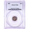 1851 Three Cent Silver Coin PCGS VF20