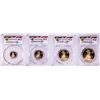 1995-W Proof American Gold Eagle (4) Coin Set PCGS PR69DCAM Michael Reagan Signature