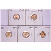 Lot of (5) 1999 $5 American Gold Eagle Coins