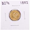 1852 $2 1/2 Liberty Head Quarter Eagle Gold Coin
