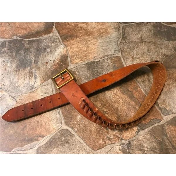 Vintage Hunter Leather Cartridge Gun Belt