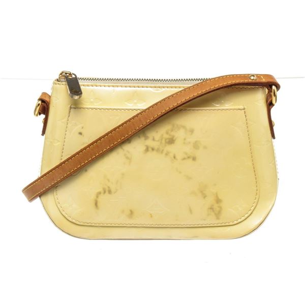 Louis Vuitton Cream Monogram Vernis Leather Minna Street Bag