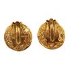 Image 2 : Chanel Gold CC Pearl Disc Earring