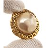 Image 4 : Chanel Gold CC Pearl Disc Earring