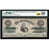 Image 1 : 1861 $50 T-16 Confederate PMG 30