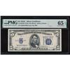 Image 1 : 1934C $5 Silver Certificate PMG 65EPQ