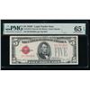 Image 1 : 1928F $5 Legal Tender Note PMG 65EPQ