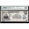 Image 1 : 1902 $10 Logansport IN National PMG 15