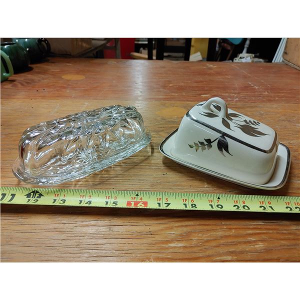 2 Butter Dishes