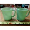 Image 1 : 2 Jadeite Fireking Mugs