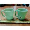 Image 3 : 2 Jadeite Fireking Mugs