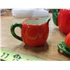 Image 2 : Chalkware Tomatoe Style Tea Set