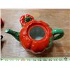 Image 6 : Chalkware Tomatoe Style Tea Set