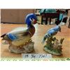 Image 1 : Bluejay and Duck Ceramic Decorative Pieces