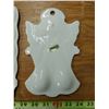 Image 4 : 2 Ceramic Decorative Pieces, Angel and Flowers
