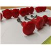 Image 2 : Vintage Red Plastic Drawer Pulls