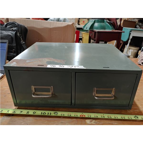 Vintage 2 Drawer Filing Cabinet