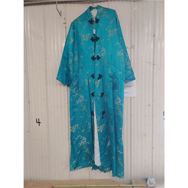 Oriental Turquise Dress Coat