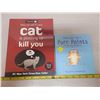 Image 1 : 2 Cat books - How to tell if your cat is plotting to kill you & Know your cat's purr points