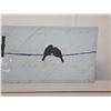 Image 2 : Love birds wall art - 21" X 36"