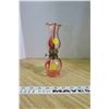 Image 1 : Small Oil Lamp - Clear/Red