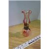 Image 2 : Small Oil Lamp - Clear/Red