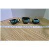 Image 3 : Blue Mountain Potter - Creamer, 2 Sugar Bowls