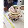 Image 1 : COOKIE JAR MADE IN W. GERMANY - CRACK IN LID