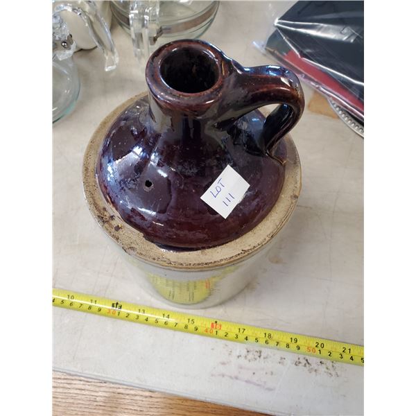 ONE GALLON CROCK JUG (NO CRACKS)