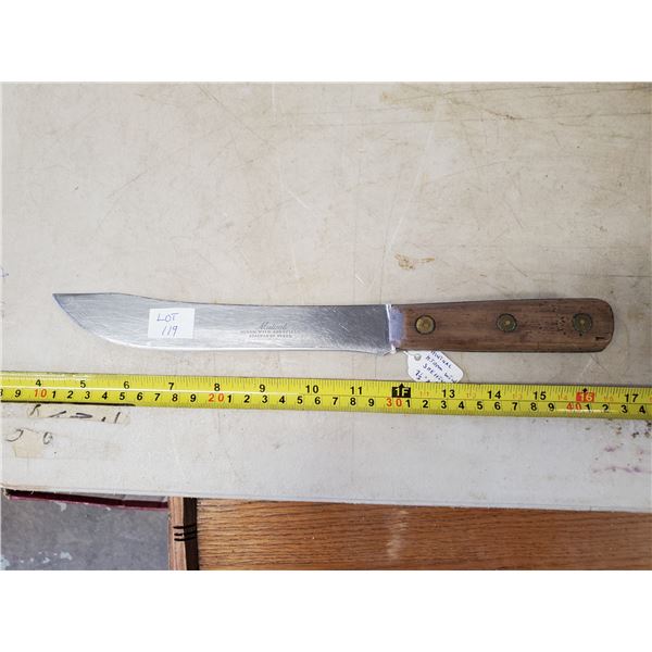 MUTUAL, HIRAM WILD, SHEFFIELD, ENGLAND KNIFE 7.5" BLADE