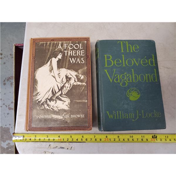 VINTAGE HARDCOVERS BOOKS COPYRIGHT 1900 & 1909