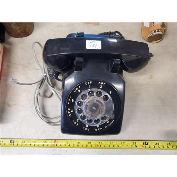 VINTAGE BLACK DESK TELEPHONE