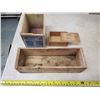 Image 1 : WOOD KRAFT CHEESE, CHALK, & MEDICINE BOXES