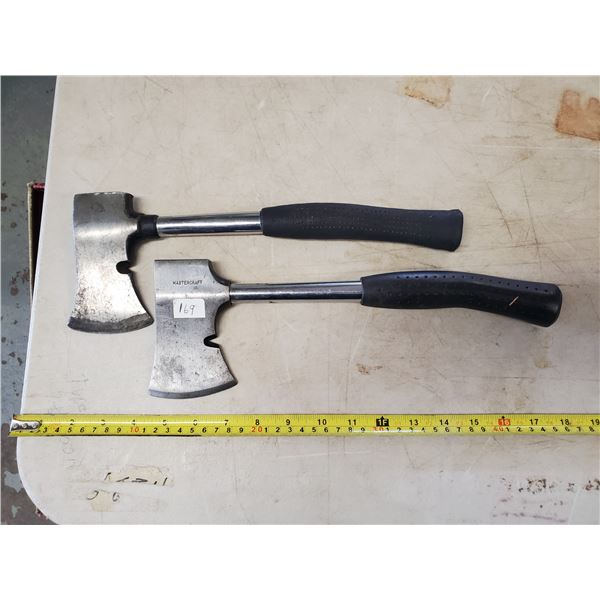 TWO CAMPING AXES
