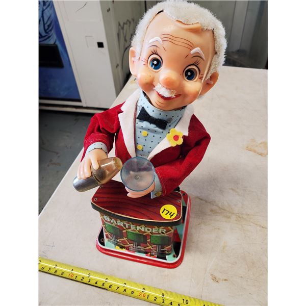 BARTENDER BATTERY OPERATED TOY