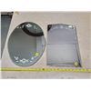 Image 1 : TWO WALL MIRRORS (ONE 10" X 14.75")