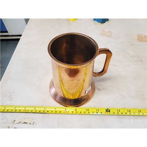 HEAVY BRASS MUG
