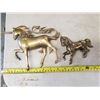 Image 2 : BRASS UNICORN & HORSE ORNAMENTS