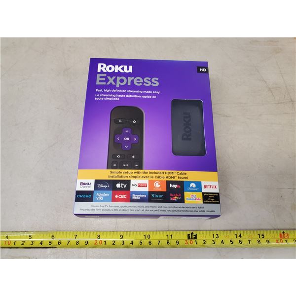 NEW IN BOX ROKU EXPRESS FOR HD STREAMING
