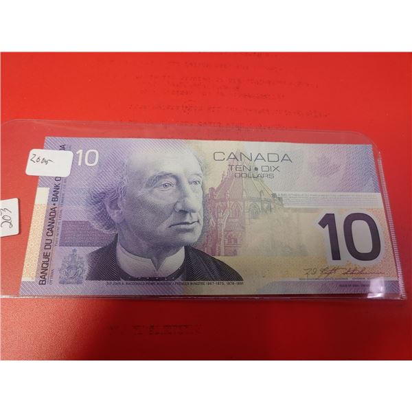 5 X Canadian $10 Bills 1917, 1954, 1971, 1969, 2005