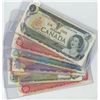 Image 1 : 6 X Canadian Bills, $1 1973, $2 1974, $5 1972, $10 1971, $20 1979, $50 1975