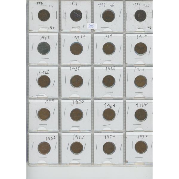 Binder of US Pennies