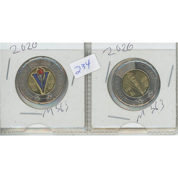 2020 Colored and Uncolored Vitory Toonies