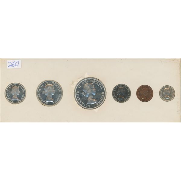 1959 P/L Set Canadian Coins, Penny to Dollar