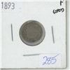 Image 1 : 1893 Canadian 5 Cent Coin